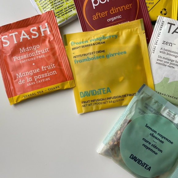 Tea Sampler Set : TAZO, STASH, Pukka, and David’s Tea - Picture 6 of 6